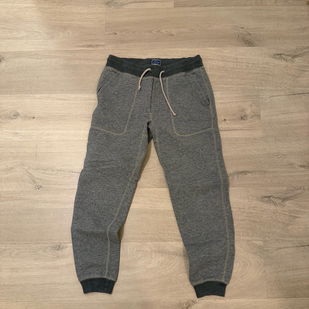 J. Crew Knit Goods Grey Drawstring Jogger Sweatpants size S
